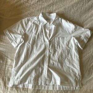 Madewell cotton short sleeve button down